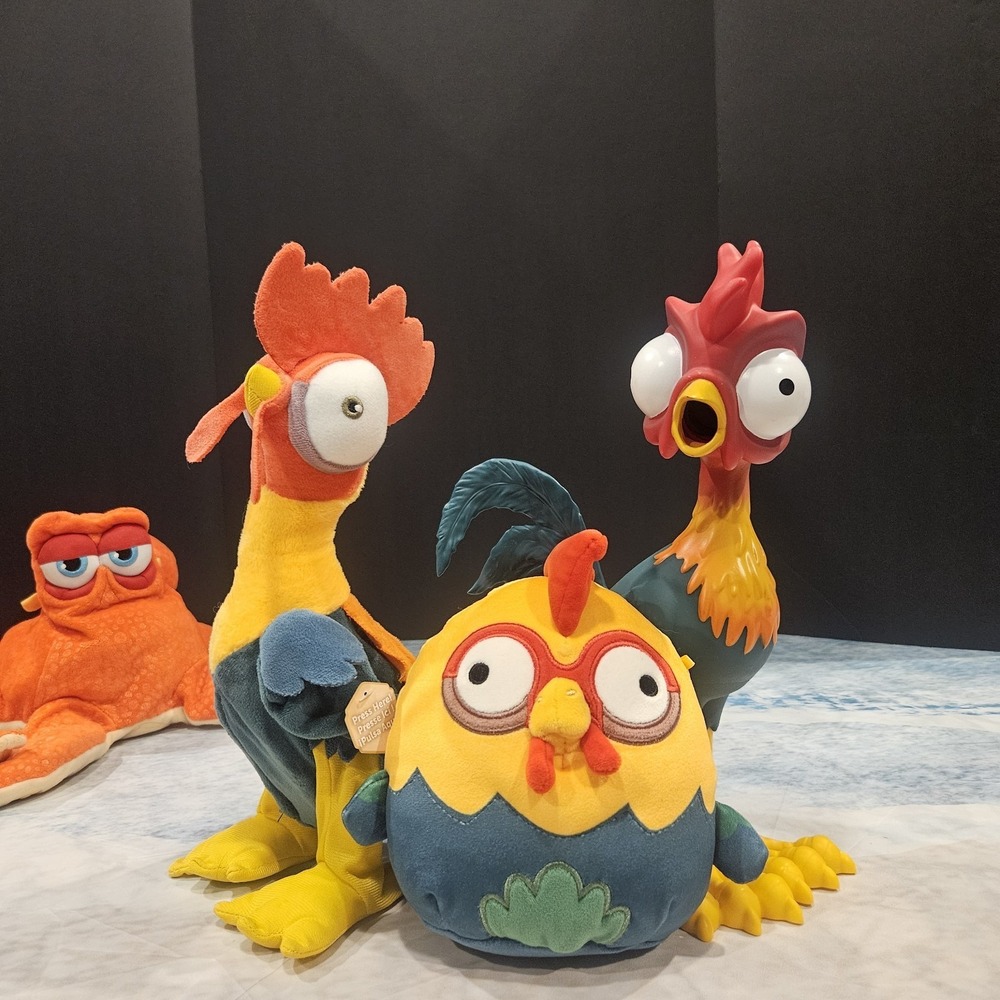 Disney Moana Heihei Plush Bundle Squishmallow Talking Moving Squeeze Toy‎